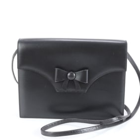 Christian Dior Ribbon Leather Shoulder Bag Crossbody for Women