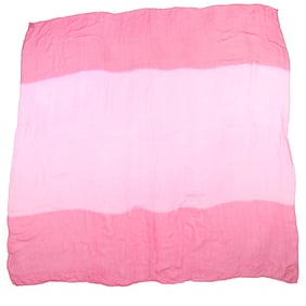 HERMES Carré 140, 100% Silk Chiffon Scarf with Logo, Large Gradient, Pink, 140cm x 140cm, Women's