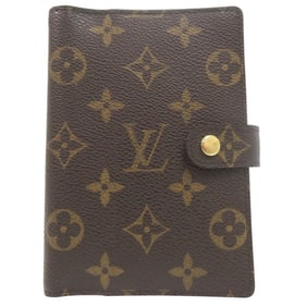 Louis Vuitton Agenda PM Monogram 6-Hole Planner Cover R20005 Brown LV 0705 LOUIS VUITTON Women's