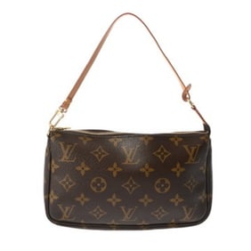 LOUIS VUITTON Louis Vuitton Monogram Canvas Pochette Accessoires Brown M51980 Women's Accessory