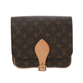 LOUIS VUITTON Monogram Cartesiere MM Brown M51253 Men's/Women's Canvas Shoulder Bag, AB Rank,
