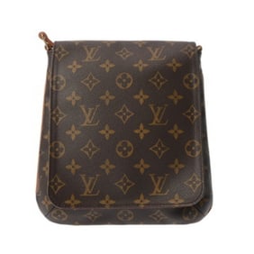 LOUIS VUITTON Monogram Musette Salsa Short Brown M51258 Women's Canvas Shoulder Bag, Condition: B,