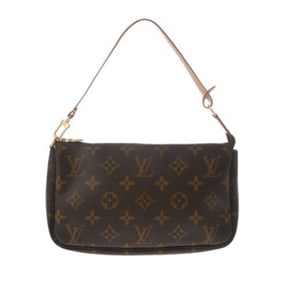 LOUIS VUITTON Louis Vuitton Monogram Canvas Pochette Accessoires Brown M51980 Women's Accessory