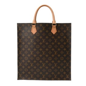 LOUIS VUITTON Monogram Sac Plat Brown M51140 Men's/Women's Canvas Tote Bag, AB Rank, Pre-owned,