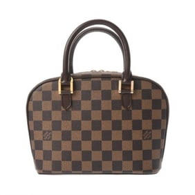 LOUIS VUITTON Damier Saria Mini Brown N51286 Women's Canvas Handbag, A Rank, Pre-owned, Ginzo