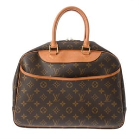 LOUIS VUITTON Monogram Deauville Brown M47270 Women's Canvas Handbag, Condition: B, Pre-owned, Ginzo
