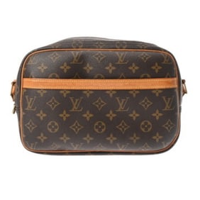 LOUIS VUITTON Monogram Reporter PM Brown M45254 Men's/Women's Canvas Shoulder Bag, Condition: B,