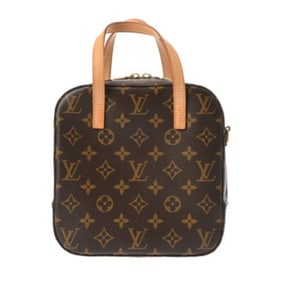 LOUIS VUITTON Monogram Spontini 2-Way Brown M47500 Women's Canvas Handbag, AB Grade, Pre-Owned,