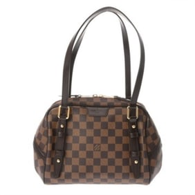 LOUIS VUITTON Damier Rivington PM Brown N41157 Women's Canvas Handbag, AB Rank, Pre-owned, Ginzo