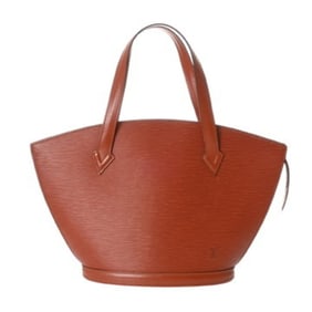 LOUIS VUITTON Epi Saint-Jacques Kenya Brown M52273 Women's Leather Shoulder Bag, AB Grade,