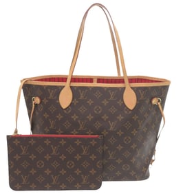 Louis Vuitton New Neverfull MM Monogram Cerise M41177 IC Chip Tote Bag LV 0113 LOUIS VUITTON