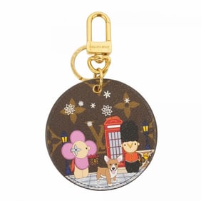 Louis Vuitton Monogram Vivienne Porte-Clés Illustre Keychain M00501 Brown/Red Women's