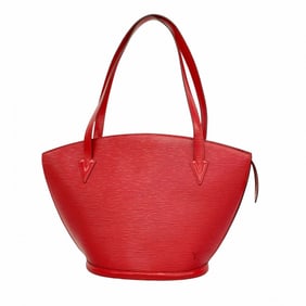 Louis Vuitton Epi Saint-Jacques Shoulder Bag M52267 Castilian Red for Women