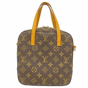 Louis Vuitton Monogram Spontini Handbag M47500 Brown Women's