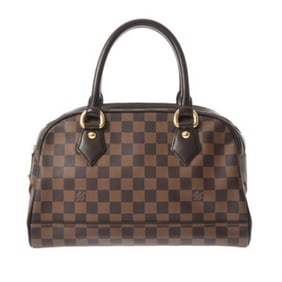 LOUIS VUITTON Damier Duomo Brown N60008 Women's Canvas Handbag, AB Rank, Pre-owned, Ginzo