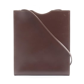 Hermes Hermès Onimetou Shoulder Bag in Box Calf Leather, Brown