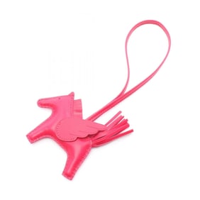 Hermes Hermès Rodeo Pegasus PM Charm Accessory Leather Anjou Milo Swift Women's Pink