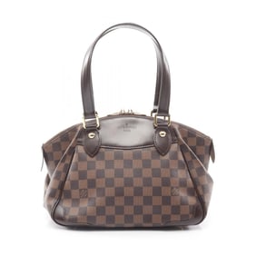 Louis Vuitton Verona PM Damier Ebene Shoulder Bag, Coated Canvas and Leather, Brown, Women's, N41117