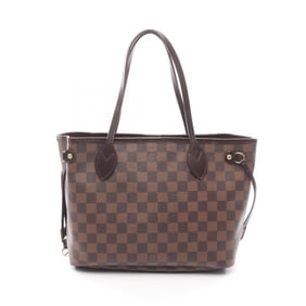 Louis Vuitton Neverfull PM Damier Ebene Tote Bag, Coated Canvas and Leather, Brown, Women's, N51109