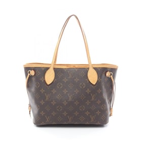 Louis Vuitton Neverfull PM Monogram Tote Bag, Coated Canvas and Leather, Women's, Brown, M40155