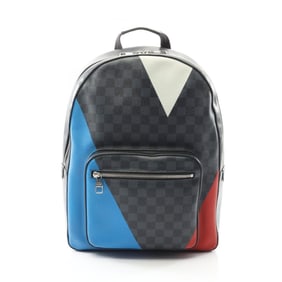 Louis Vuitton Josh Damier Cobalt America's Cup 2017 Backpack, Men's, Coated Canvas and Leather,