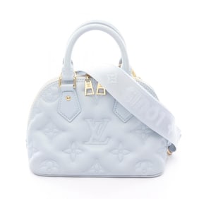 Louis Vuitton Alma Soft BB Bubble Gram Blue Glacier Handbag, Leather, Women's, Blue, M59822