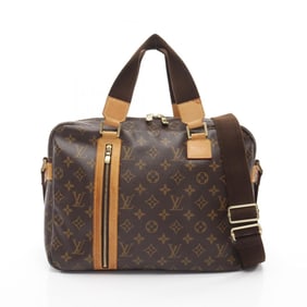 Louis Vuitton Sac Bosphore Monogram Handbag, Coated Canvas and Leather, Brown, M40043, for Men Women