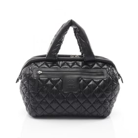 Chanel Coco Cocoon handbag, nylon, women's, black