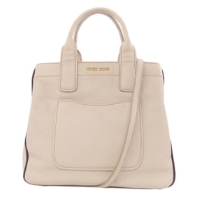 Miu Miu Miu 2-way handbag leather women's