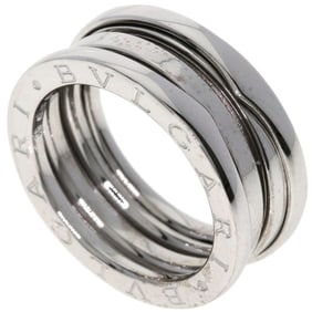 Bvlgari B-zero1 3-Band #52 Ring in 18K White Gold for Women