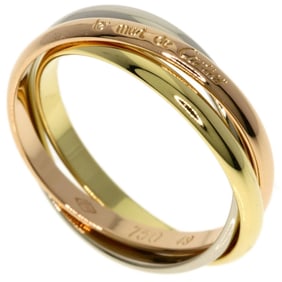 Cartier Trinity XS #49 Ring, 18K Yellow Gold, 18KWG, 18KPG, Women's