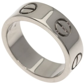 Cartier Love Ring #47 18K White Gold Women's