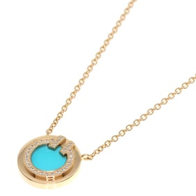 Tiffany T Two Turquoise and Diamond Necklace in 18K Pink Gold for Women