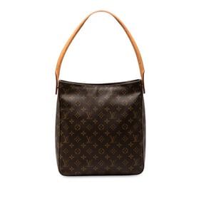 Louis Vuitton Monogram Looping GM One-Shoulder Bag/Handbag M51145 Brown Leather Women's LOUIS