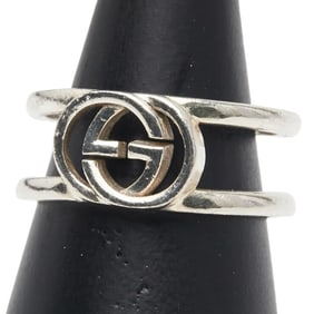 Gucci Interlocking G Ring #20 SV925 Silver Women's GUCCI