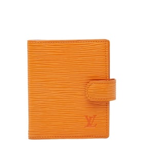 Louis Vuitton Epi Agenda Mini Planner Cover R2007H Mandarin Orange Leather Women's LOUIS VUITTON