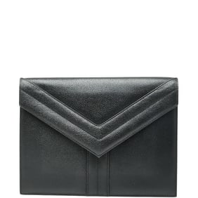 Saint Laurent second bag clutch black leather women's SAINT LAURENT