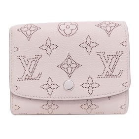 Louis Vuitton M80316 Portefeuille Iris Compact Bifold Wallet in Mahina Leather, Women's