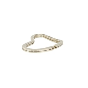 TIFFANY & Co. Tiffany Open Heart Key Ring, 925 Sterling Silver, Keychain, 17889