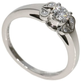 Cartier Ballerina Solitaire Diamond #48 Ring in Platinum PT950 for Women