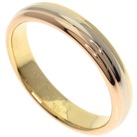 Cartier Three-Color Ring, 18K Yellow Gold/18KWG/18KPG, Women's