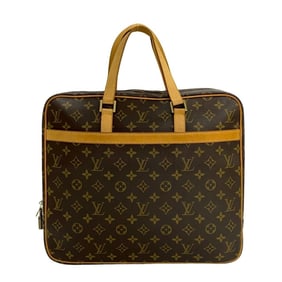 LOUIS VUITTON Porte-Document Pegasus Monogram Leather Business Bag/Handbag, Brown, 161-4