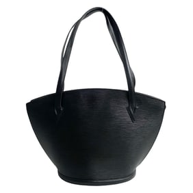 LOUIS VUITTON Saint-Jacques Shopping Epi Leather Tote Bag/Semi-Shoulder Bag in Noir, 473-8