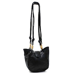 LOEWE Women's Leather Shoulder Bag in Black