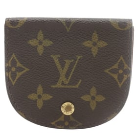 Louis Vuitton Porto Moneguse Coin Case M61970 Monogram Canvas 2004 Brown Snap Buttons Unisex
