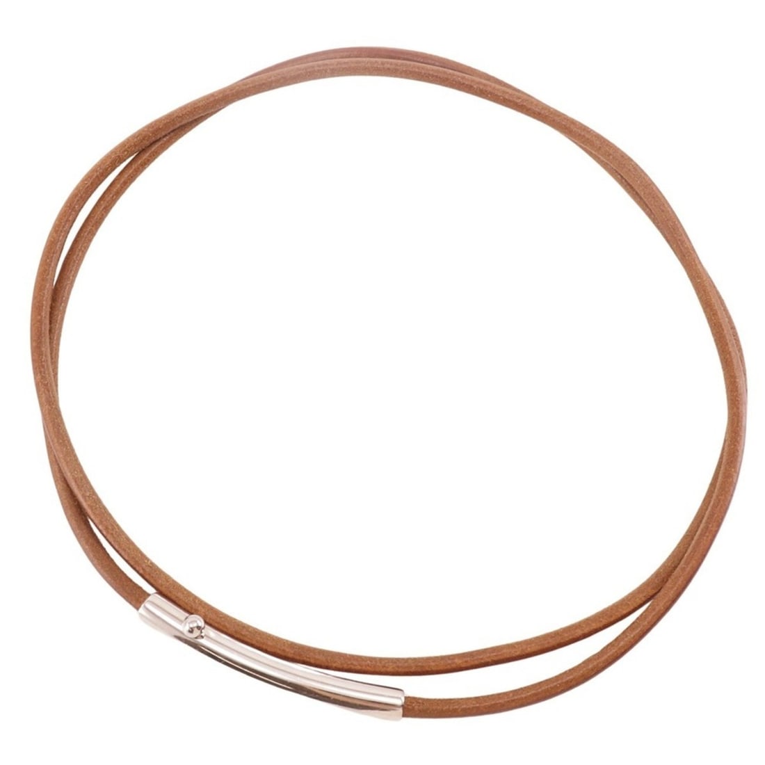 Hermes HERMES belt, double-wrapped leather, brown, for women: --- Catalog ---Category: SizeWidth: 7mm / 0.27''Length: 160cm / 62.99''Weight: 98g / 3.45oz.Category: DesignType: Standard beltColor: BrownStyle: FashionGender: WomenMaterial (Strap): Leather Category