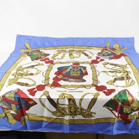 HERMES GRAND UNIFORME Carré 90 Scarf, Silk, Women's, Multicolor