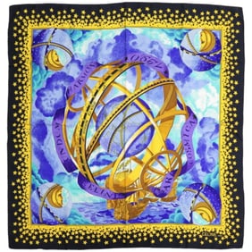 Celine Silk Multicolor Scarf Muffler 0860CELINE