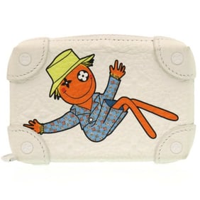 Louis Vuitton Soft Trunk Monogram LV Friend M80209 Taurillon Leather White Shoulder Bag 2221LOUIS