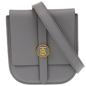 Burberry Waist Pouch, Gray Leather, 1475BURBERRY